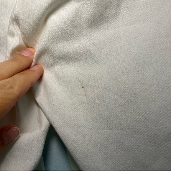 NWT Eileen Fisher White 5 PKTS Clam Digger Wide Leg Dress Capris Size Medium - Picture 5 of 12